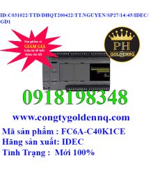 CPU IDEC FC6A-C40K1CE 31022-14.45