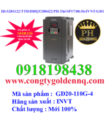 Biến tần INVT GD20-110G-4     -SP17 N281122 08:56