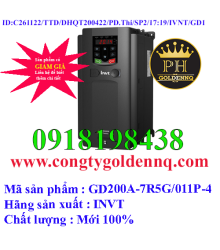 Biến tần INVT GD200A-7R5G/011P-4     -SP2 N261122 17:19