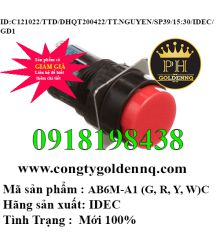 Nút Nhấn Tự Giữ IDEC AB6M-A1 (G, R, Y, W)C, 16mm 111022-15.30