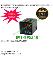Bộ điều khiển nhiệt độ hiển thị số NX7-02
