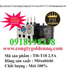 Relay nhiệt Mitsubishi TH-T18 2.5A-sp37