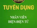 Tuyển nhân viên điện điện tử golden nq