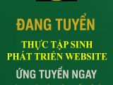 Tuyển thực tập sinh phát triển website