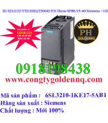 Biến tần Siemens 6SL3210-1KE17-5AB1 3kW 3 Pha 380V-sp86