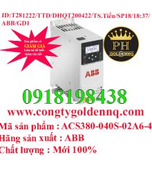 Biến tần ABB ACS380-040S-02A6-4 0.75kW (1HP) 3 Pha 380V  -  sp18
