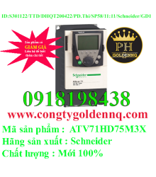 Biến tần Schneider ATV71HD75M3X 75KW 3 Pha 220V    -SP58 N301122 11:11