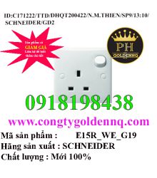 Bộ Ổ Cắm Đơn 3 Chấu 13A Có Công Tắc, Kiểu Anh E30&EMS E15R_WE_G19 Schneider        sp9 -n171222-1310