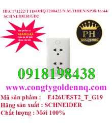 Bộ Ổ Cắm Đôi 3 Chấu 16A S-Classic E426UEST2_T_G19 Schneider       sp38 -n171222-1644