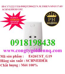 Bộ Ổ Cắm Đơn 2 Chấu 16A S-Classic E426UST_G19 Schneider     sp43 -n171222-1705