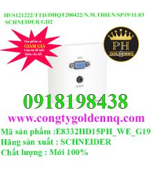 Bộ Ổ Cắm VGA Và Mini Audio E8332HD15PH_WE_G19 Schneider      sp19 -n121222-1103