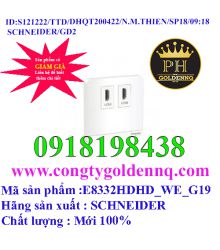 Bộ Ổ Cắm HDMI Đôi E8332HDHD_WE_G19 AvatarON Schneider     sp18 -n121222-0919