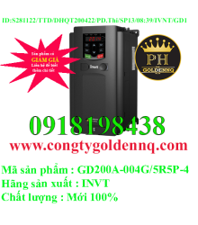Biến tần INVT GD200A-004G/5R5P-4     -SP13 N281122 08:39