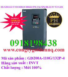 Biến tần INVT GD200A-110G/132P-4     -SP6 N281122 08:22
