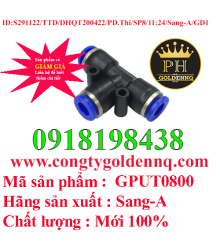 Nối ống chữ T phi 8 Sang-A GPUT0800     -SP8 N291122 11:24