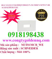Mặt Cho MCB 1 Cực M3T01MCB_WE Schneider AvatarOn A      sp39 -n121222-1708