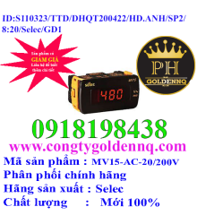 Đồng Hồ Đo Điện Áp Selec MV15-AC-20/200V   -h821n130323
