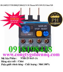 Relay nhiệt Chint (dùng cho NXC) NXR‐25 0.63‐1A