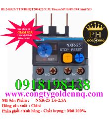 Relay nhiệt Chint (dùng cho NXC) NXR‐25 1.6‐2.5A