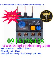 Relay nhiệt Chint (dùng cho NXC) NXR‐25 5.5‐8A
