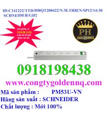 Ổ Cắm Chống Sét Lan Truyền: 5 Ổ Cắm , 3m, 2 Cổng Sạc USB 2.4A PM53U-VN Schneider      sp12 -n141222-1430