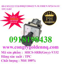 Chuyển mạchV 3P3W2PT 4vtrí SHCS-SRB(Grey)-V332     sp24 -n051222-1409